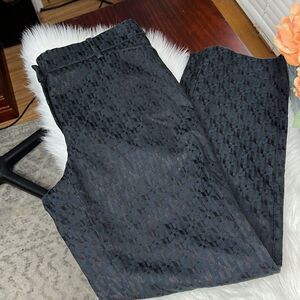 WHBM Slim Ankle Jacquard Pants Sz 2